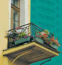 Благоустройство балкона
