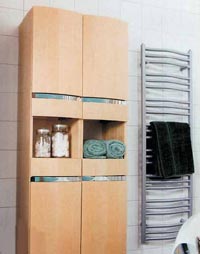 Настенный шкаф и полотенцесушитель от Svedbergs