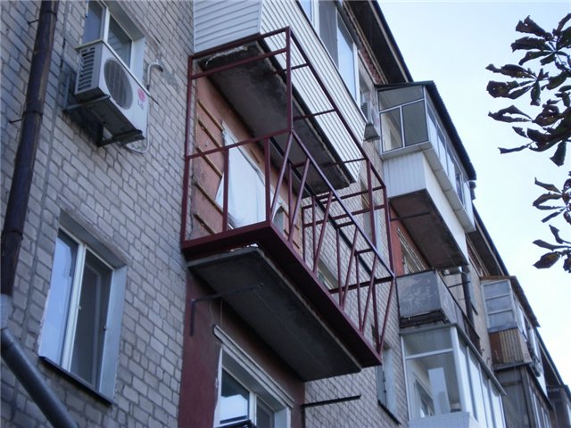 Каркас для выносного балкона