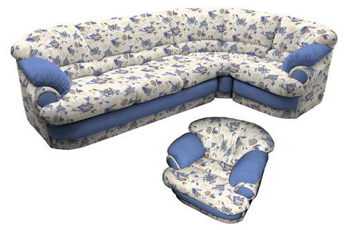 Добротный угловой диван