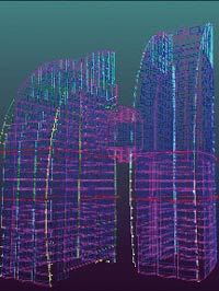 3-D модель здания